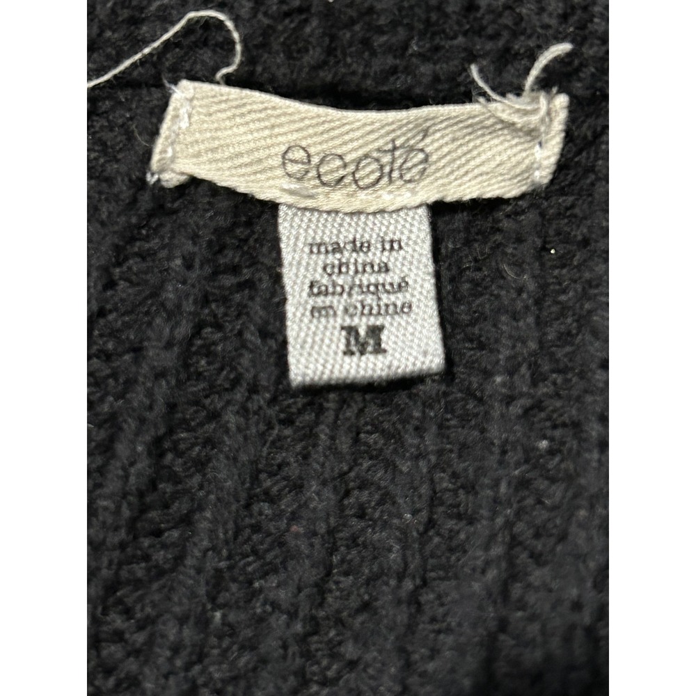 Ecote Urban Outfitters Colorblock Batwing Sweater‎ Medium oversized flaw black - Picture 2 of 7